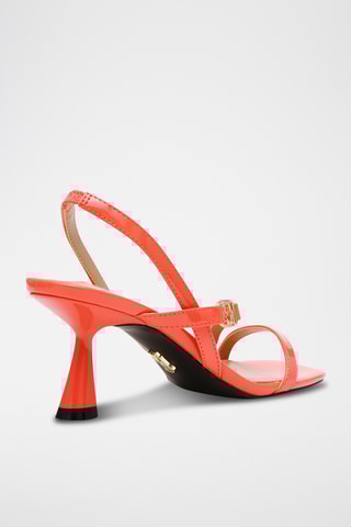 Sandales à talons - Corail