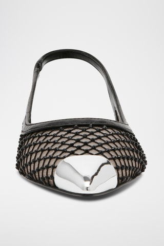 Sandales en cuir de mouton - Noir