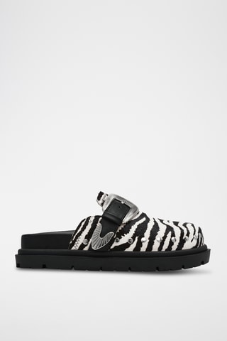 Sabots en cuir - Noir