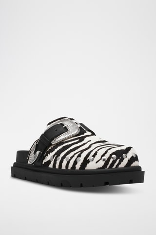 Sabots en cuir - Noir