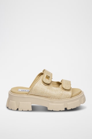 Mules à talons - Beige