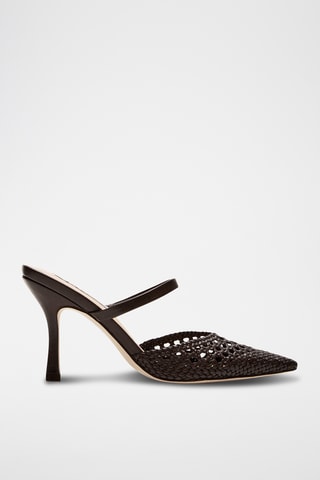 Mules à talons - Marron