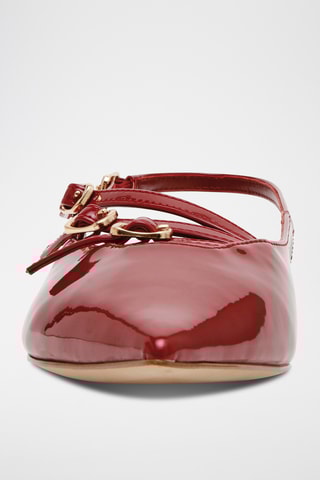 Sandales vernies - Rouge