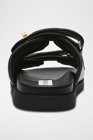 Mules en cuir - Noir