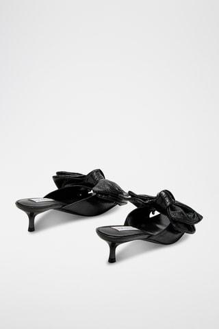 Mules à talons - Noir