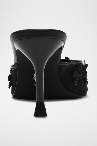 Mules à talons - Noir