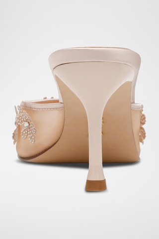 Mules à talons - Beige