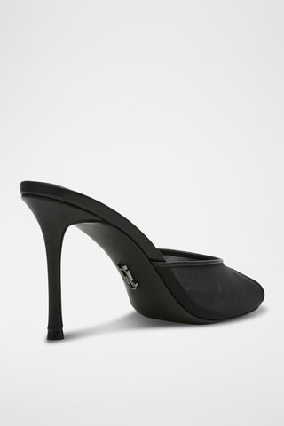 Mules à talons - Noir