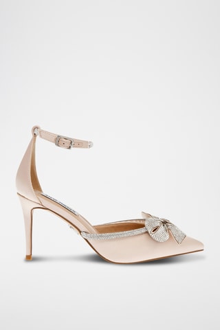 Escarpins en satin - Nude