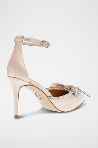 Escarpins en satin - Nude