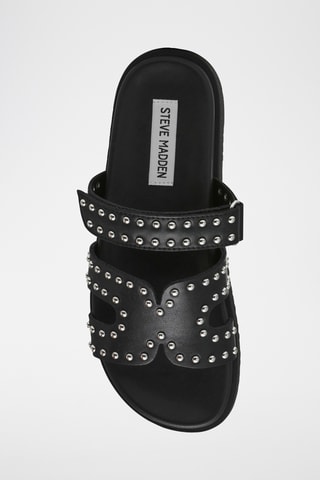 Mules en cuir - Noir