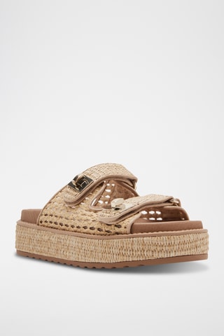 Mules plateformes - Beige