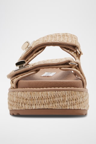 Mules plateformes - Beige