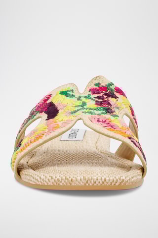 Mules - Beige et rose