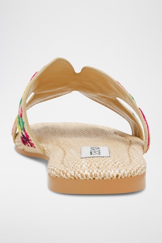 Mules - Beige et rose