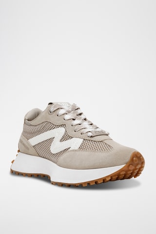 Baskets en nubuck - Taupe