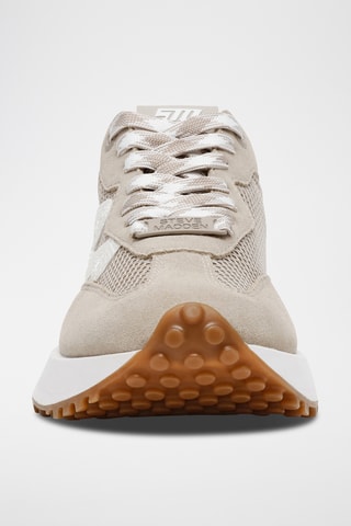 Baskets en nubuck - Taupe