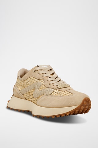Baskets en nubuck - Beige