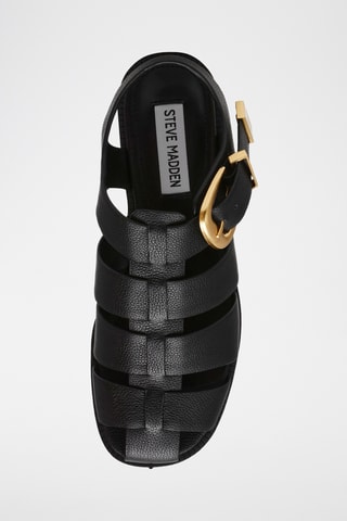 Sandales en cuir - Noir