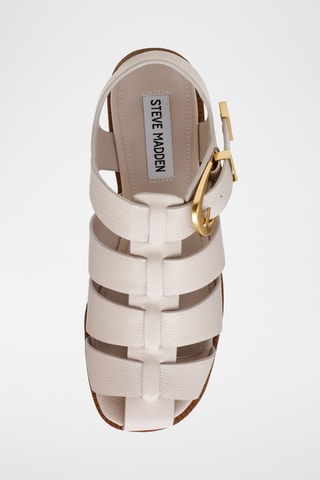 Sandales en cuir - Ecru