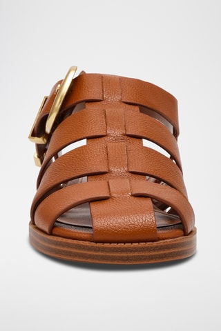 Sandales en cuir - Camel