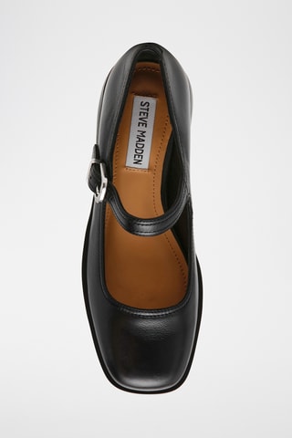 Babies en cuir verni - Noir