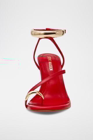 Sandales à talons - Rouge