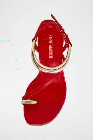 Sandales à talons - Rouge