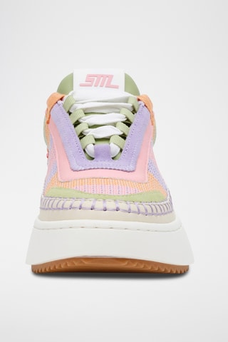 Baskets - Violet et vert