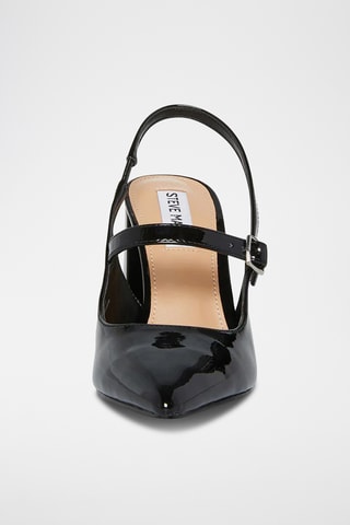 Sandales à talons vernis - Noir