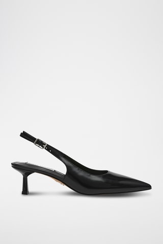 Escarpins en cuir verni - Noir