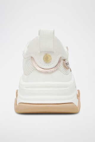 Baskets plateformes - Doré rose