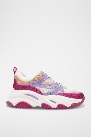 Baskets - Beige et mauve