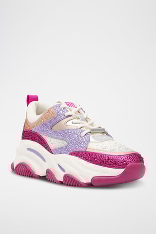 Baskets - Beige et mauve