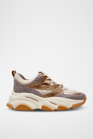 Baskets - Taupe et doré rose