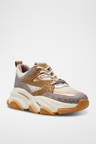 Baskets - Taupe et doré rose