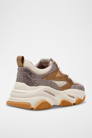 Baskets - Taupe et doré rose