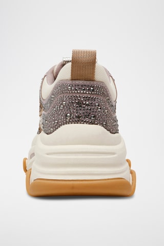 Baskets - Taupe et doré rose