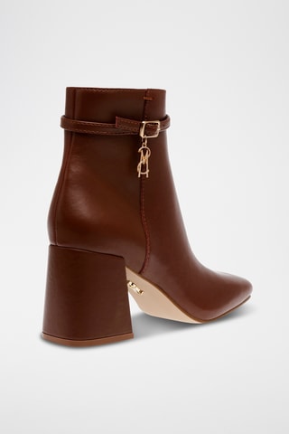 Bottines en cuir - Marron