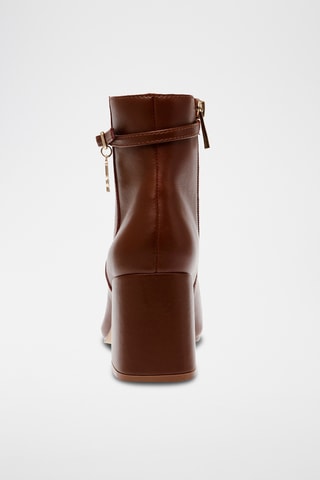 Bottines en cuir - Marron
