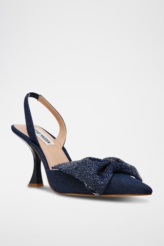 Escarpins en jean - Bleu marine