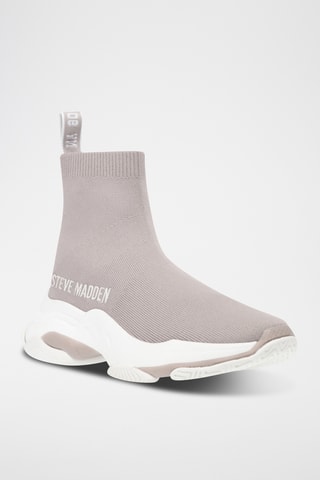 Baskets chaussettes - Taupe