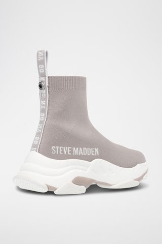 Baskets chaussettes - Taupe