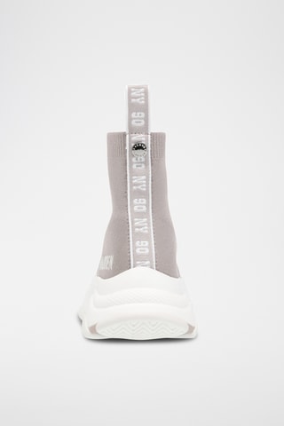 Baskets chaussettes - Taupe