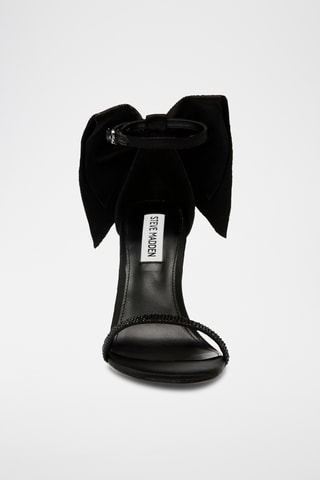 Sandales à talons en satin - Noir