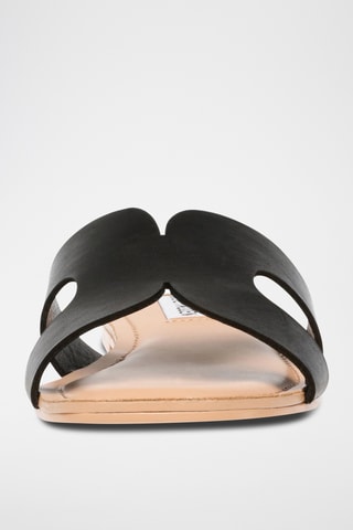 Mules en cuir - Noir