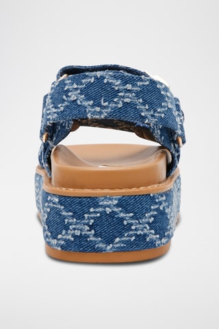 Sandales plateformes - Bleu marine