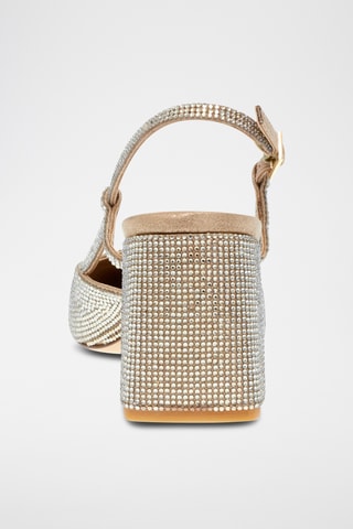 Sandales à talons - Doré