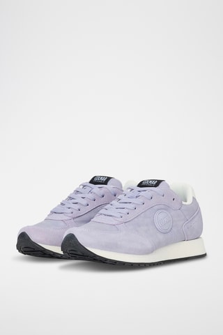 Baskets en nubuck - Mauve