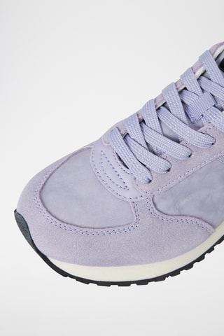 Baskets en nubuck - Mauve